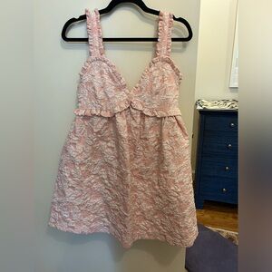 Willow Textured Pink Dress